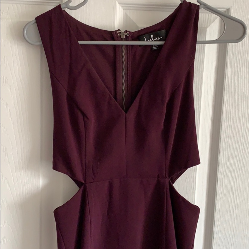 Lulus bodycon dress with slits